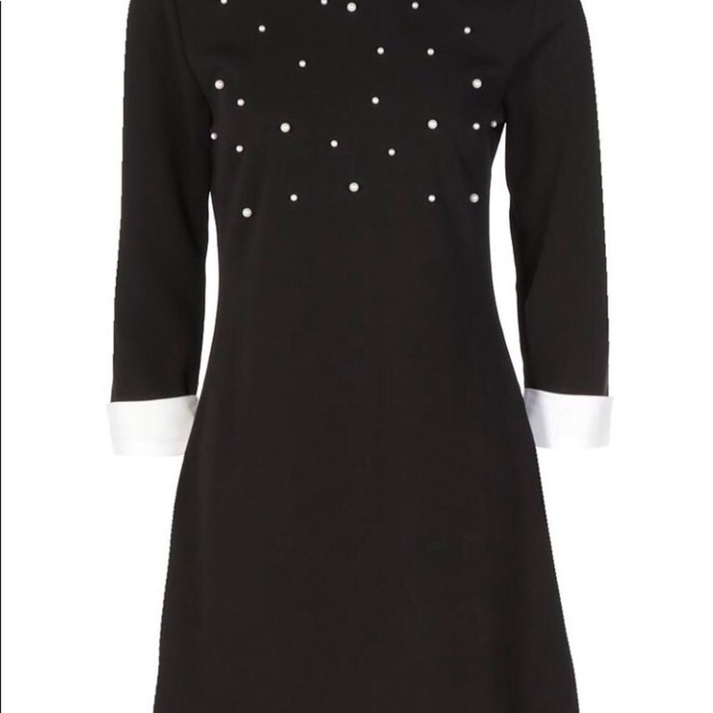 Pearl Embellished Shirt Dress - Picture 2 of 5